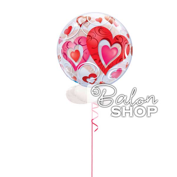 bubble balon i love you