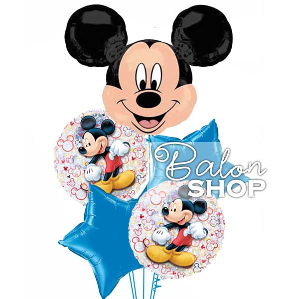 Miki Maus buket balona sa helijumom • Baloni Balon SHOP
