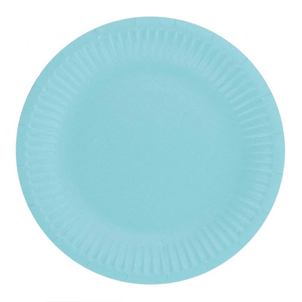 svetlo plavi tanjiri